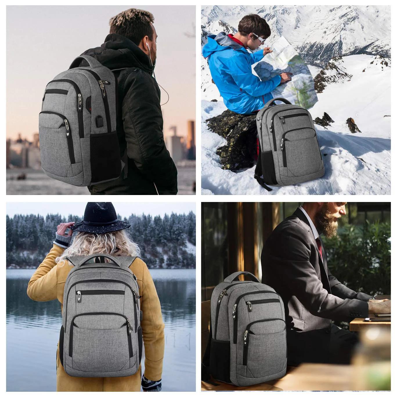 Man Backpack Men Travel Bag Outdoor Camera Lens Bag Black Ergonomics Laptop Bag Large Capacity Mountaineering Waterproof Handbag | Fugo Best
