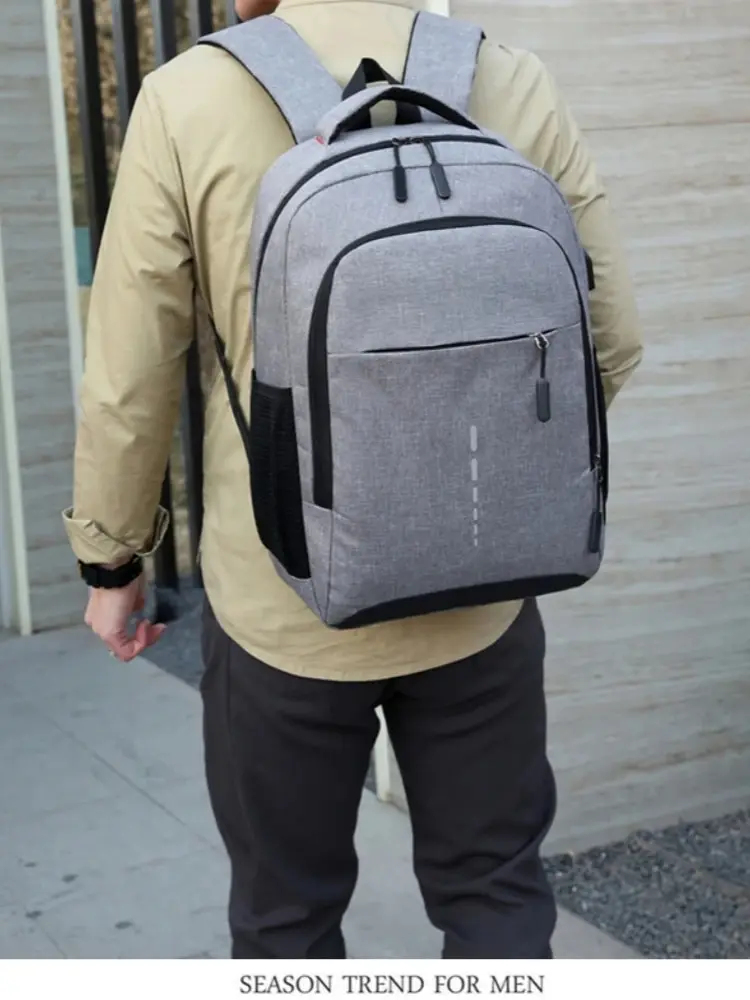Mens BackPack LargeCapacity Simple Fashion Travel Female Student ComputerBag | Fugo Best
