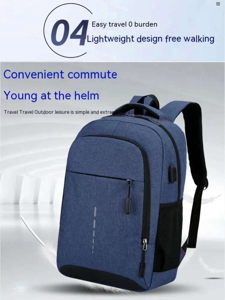 Mens BackPack LargeCapacity Simple Fashion Travel Female Student ComputerBag | Fugo Best