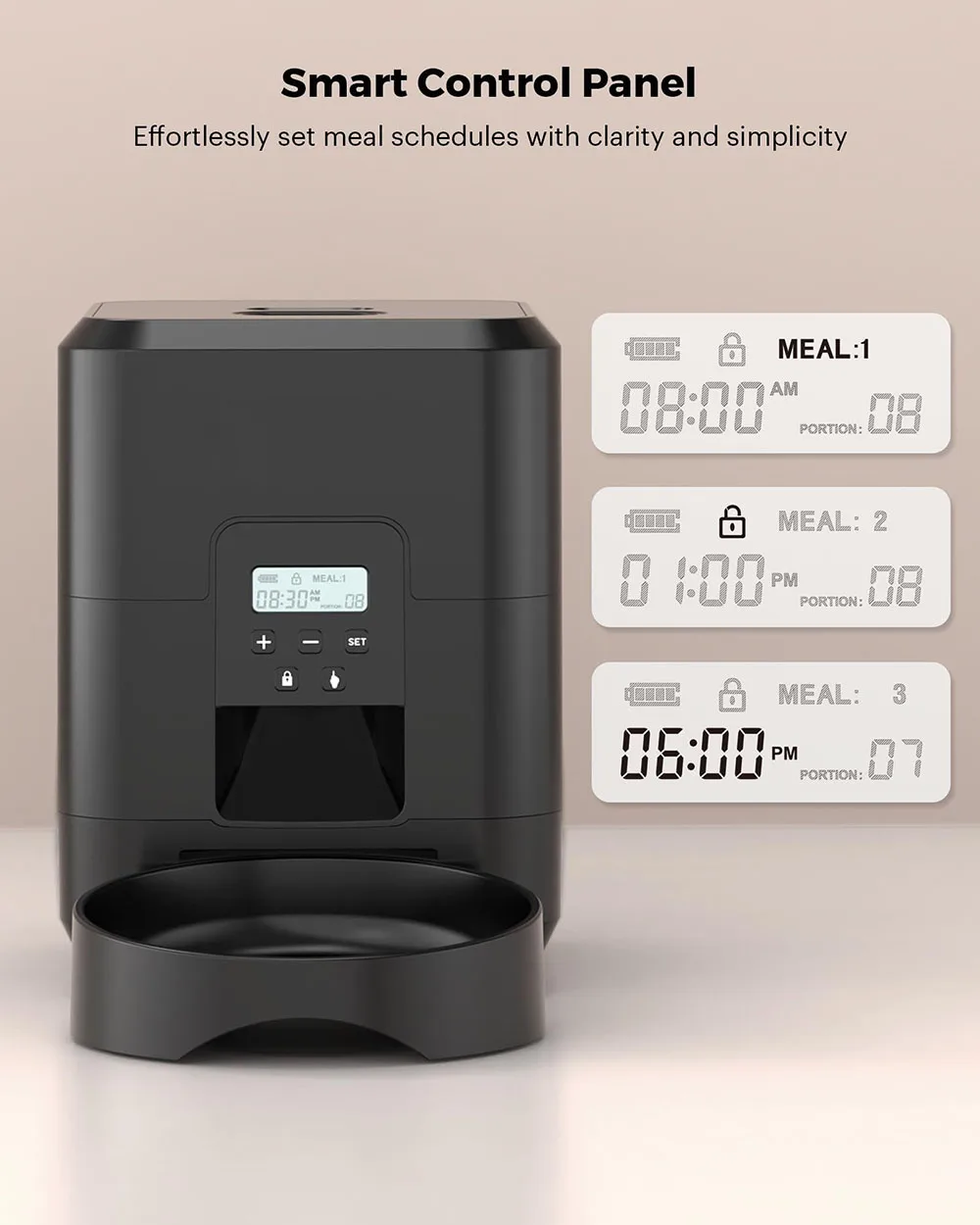 Smart Pet Feeder Automatic Cat Feeder Dog Slow Food Machine With Timed Quantitative Automatic Cat Food Dispenser Cat Dog Bowl | Fugo Best