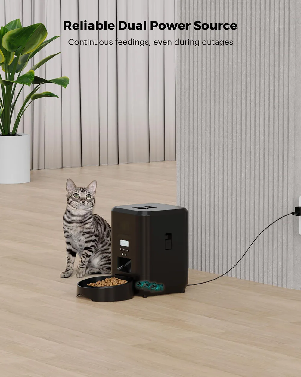 Smart Pet Feeder Automatic Cat Feeder Dog Slow Food Machine With Timed Quantitative Automatic Cat Food Dispenser Cat Dog Bowl | Fugo Best