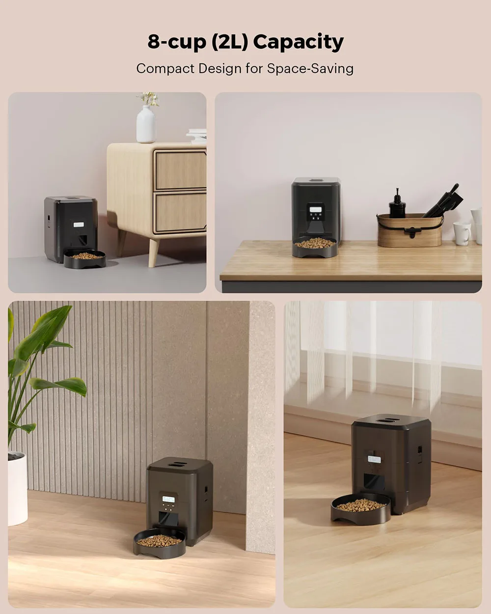 Smart Pet Feeder Automatic Cat Feeder Dog Slow Food Machine With Timed Quantitative Automatic Cat Food Dispenser Cat Dog Bowl | Fugo Best