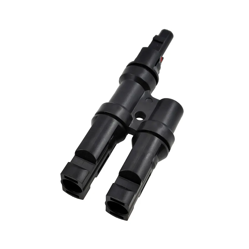 1 Pair IP67 Solar PV Connector Approved 2 to 1 T Branch Male And Female Solar 100% PP0 Parallel DIY MC2.5 4 MC6Solar Kits System | Fugo Best