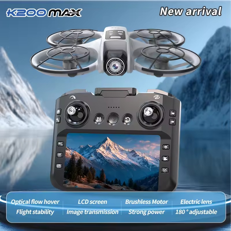 K200 MAX 8K HD Drone 5KM FPV Transmission With Optical Flow Positioning Obstacle Avoidance for Professional Aerial Photography | Fugo Best