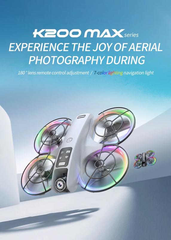 K200 MAX 8K HD Drone 5KM FPV Transmission With Optical Flow Positioning Obstacle Avoidance for Professional Aerial Photography | Fugo Best