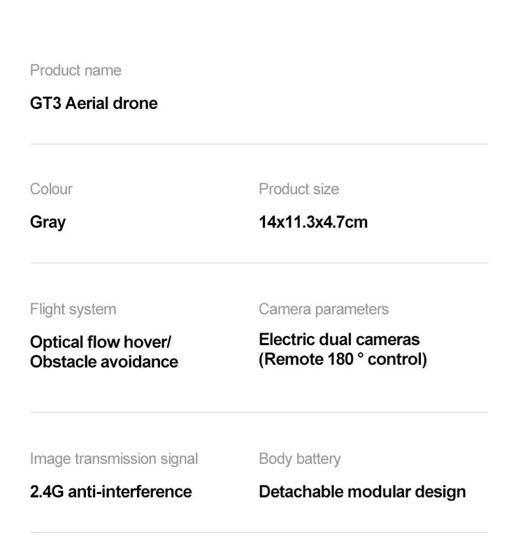NEW Original GT3 Drone 8K WIFI GPS Professional HD Aerial Photography Remote Control Aircraft HD Dual Camera Quadcopter Toys UAV | Fugo Best