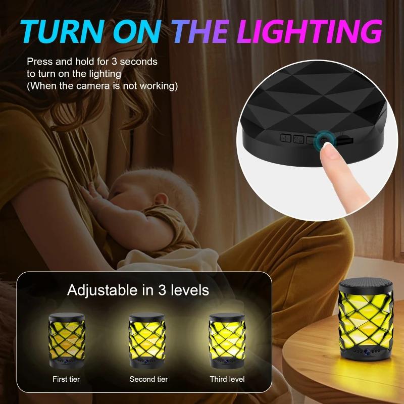 1080P HD Mini WiFi Camera Bluetooth Speaker Camera Bidirectional Intercom Night Vision Motion Detection Home Security Monitoring | Fugo Best