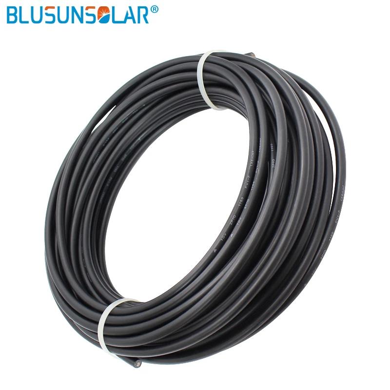 Solar Cable Photovoltaic Wire 1500V 12/10 AWG 4mm2 6mm2 Cable Tinned Copper XLPE Jacket for PV Panels | Fugo Best