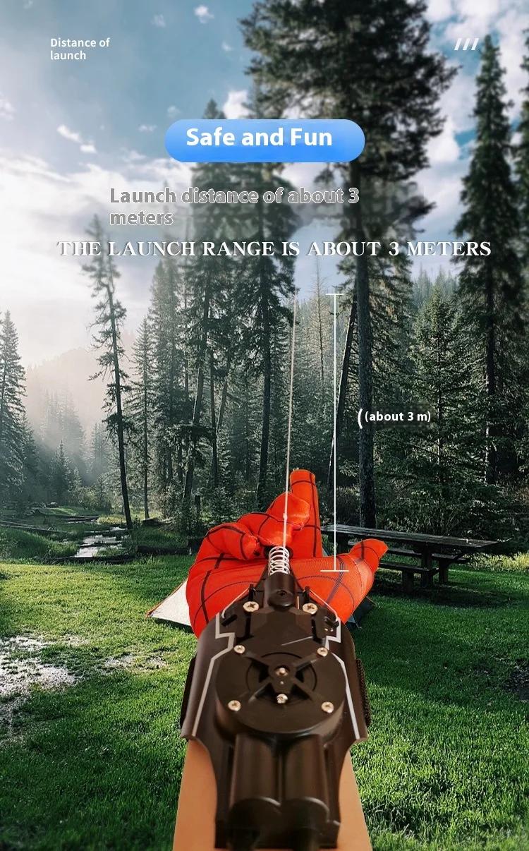 Ml Legends Spiderman Web Shooters Toys Spider Man Wrist Launcher Cosplay Peter Parker Accessories Props Gloves Children Gift Toy | Fugo Best