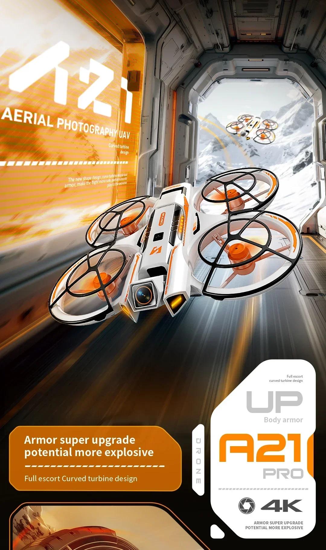 For Xiaomi A21 Pro Drone Professional 8K HD Dual Camera 5G WIFI Brushless Motor 360ç°ž roll Obstacle Avoidance Quadcopter Toy New | Fugo Best