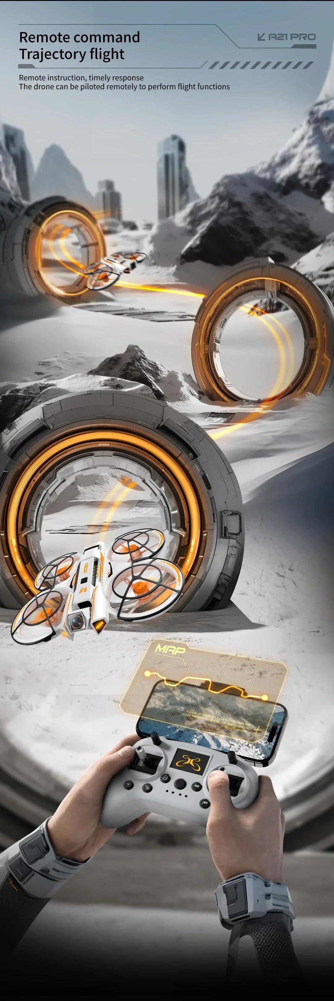 For Xiaomi A21 Pro Drone Professional 8K HD Dual Camera 5G WIFI Brushless Motor 360ç°ž roll Obstacle Avoidance Quadcopter Toy New | Fugo Best