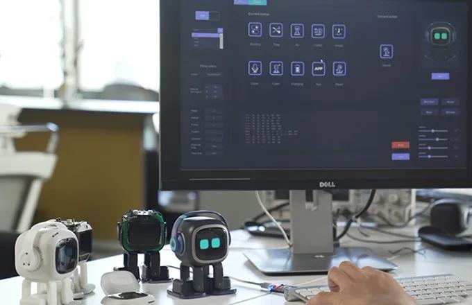 Smart EMO Robot Companion Ai Toy Cute Emopet Intelligent AI Voice Electronic Pet Mini Toys Robots Desktop Decoration Adult Gifts | Fugo Best