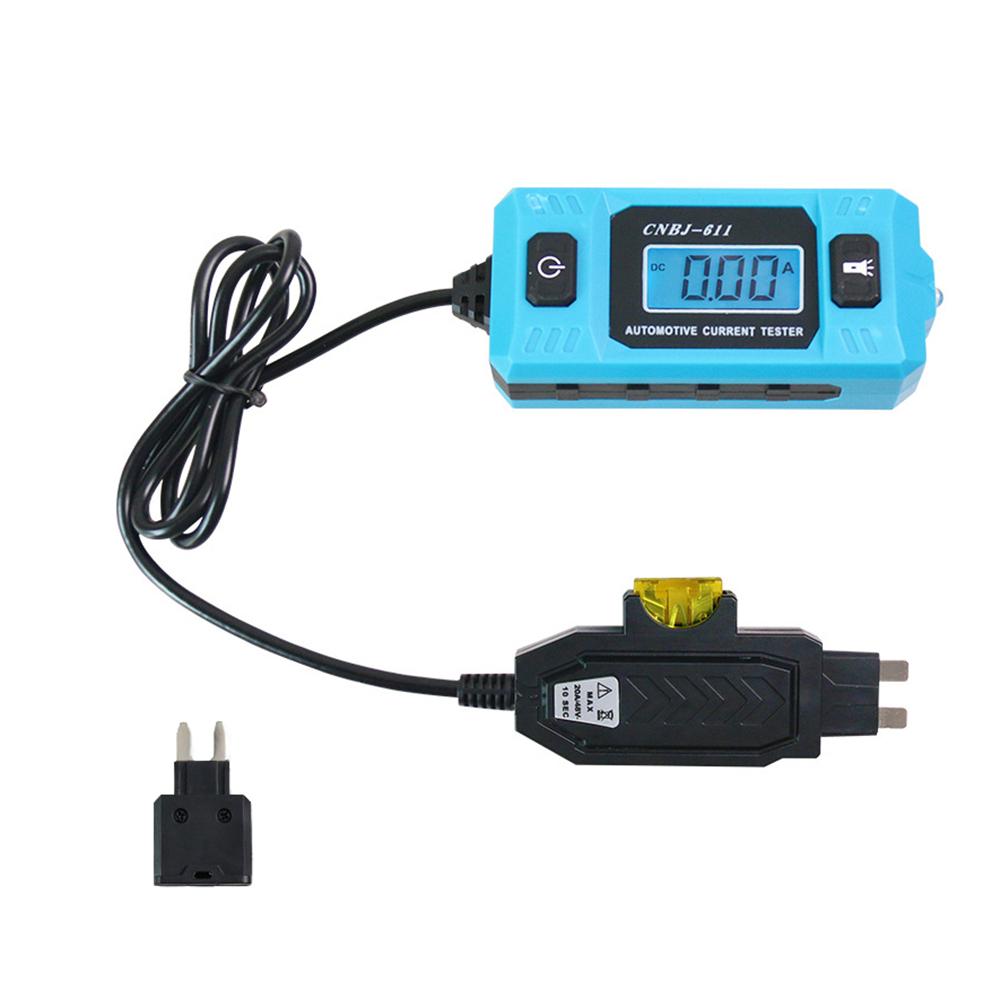 Automotive Circuit Fault Probe Tester 12V LCD screen Car Current Tester,20A/DC 48V Car Relay Fuse Blade Checker Diagnostic Tools | Fugo Best