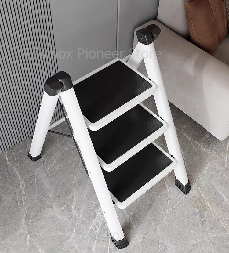 Multifunctional Folding Ladder 2/3 Foldable House Ladder Protable Ladder High Chair Household Step Stool Ladder Folding Stairs | Fugo Best
