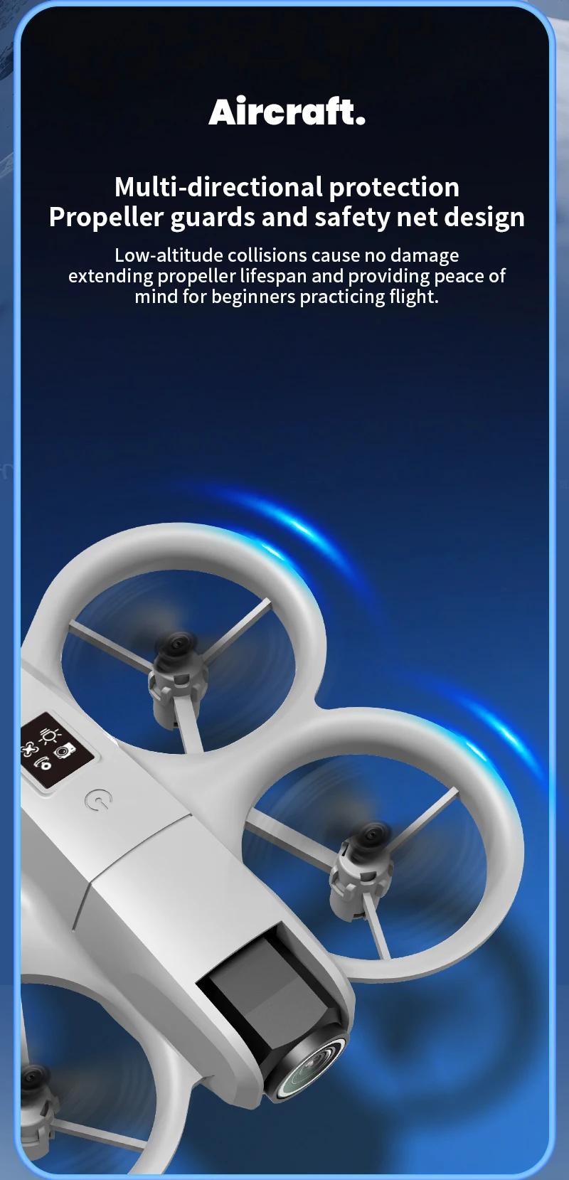  New H135 Mini Drone WIFI FPV Hover Professional 4K Camera Pocket Coloful Lights Dron Rc Plane Foldable Quadcopter RC Toys Gifts | Fugo Best