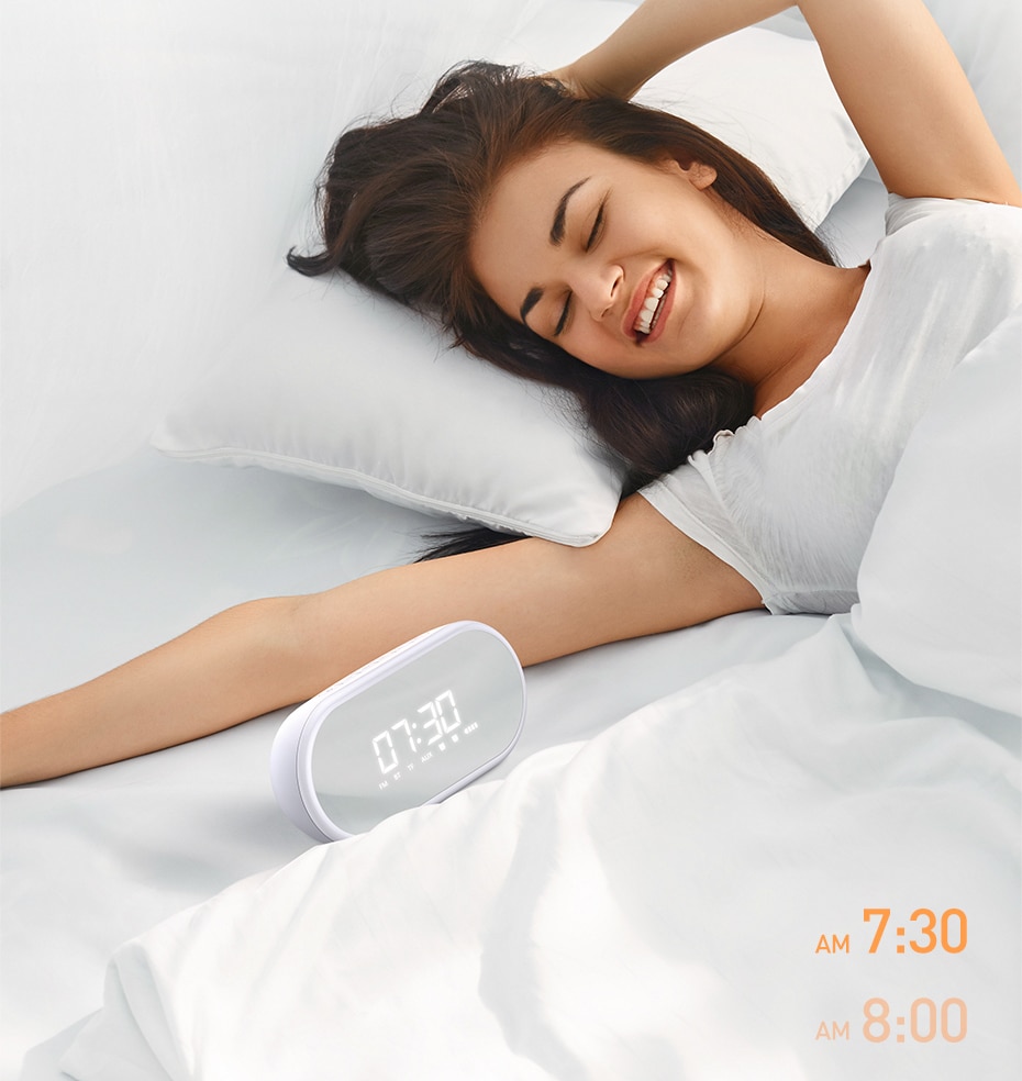 Baseus Night light Bluetooth Speaker With Alarm Clock Function | Fugo Best