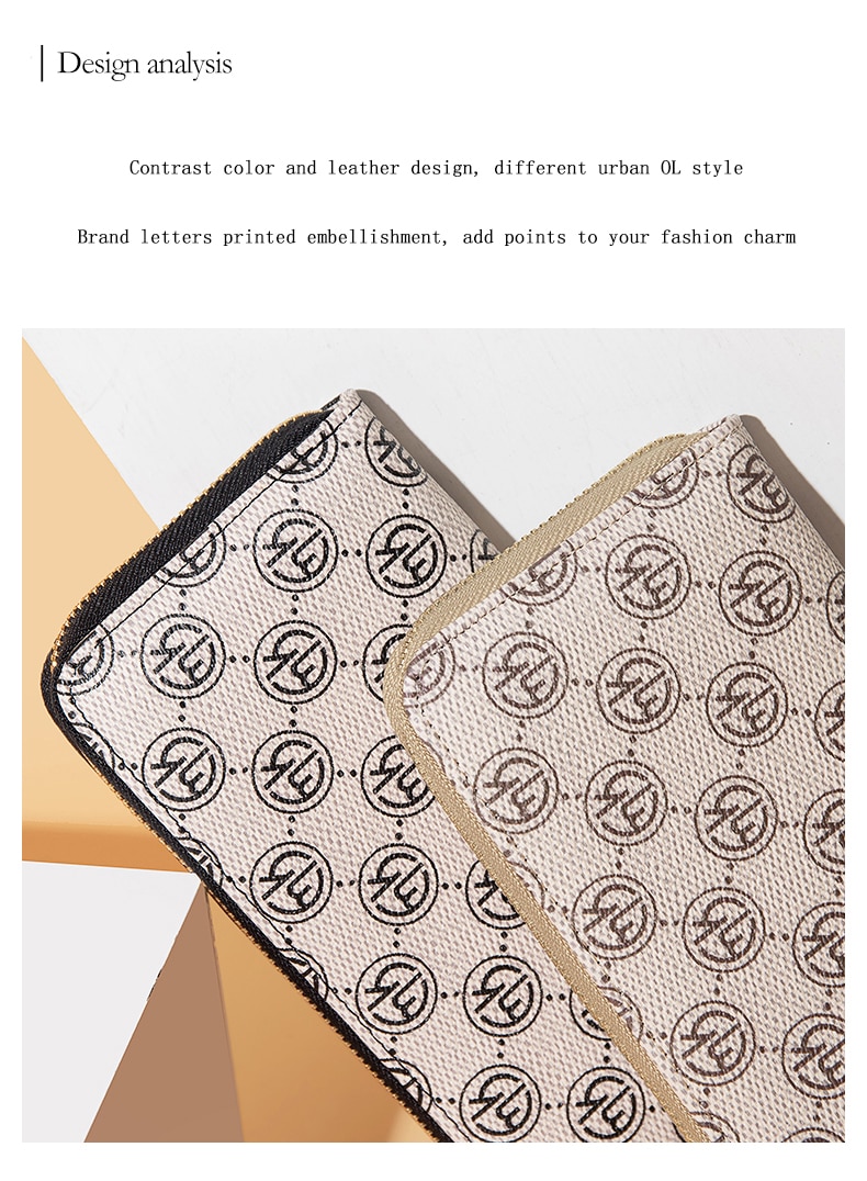 MARRY KORS Wallet For Women Microfiber Purses Designer Zipper Wallet Lady Clutch Holder Pouch Pack Wallet Casual Long Multi-card | Fugo Best