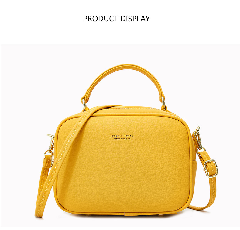 Simple Luxury Handbags and Purses Women Bags Designer Fashion Leather Zipper Shoulder Bags Crossbody Tote Bags for Women | Fugo Best