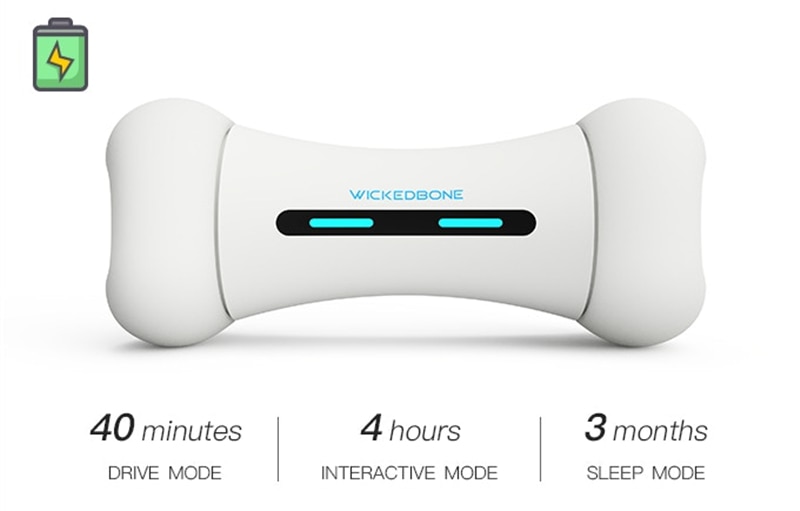 New WICKEDBONE Smart Pet Phone Controlled Electric Pet Toy Wickedbone Smart & Interactive Emotions Dog Toy | Fugo Best