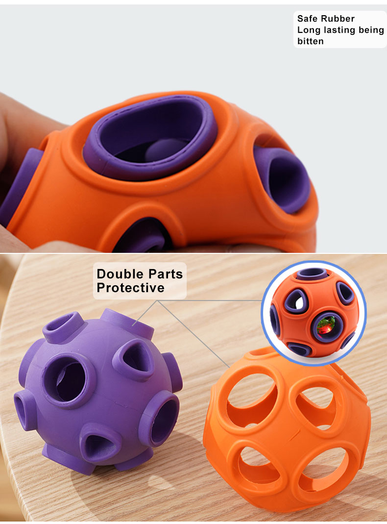 HOOPET Pet Dog Toys Toy Funny Interactive Ball Dog Chew Toy For Dog Ball Of Food Rubber Balls Pets Supplies | Fugo Best