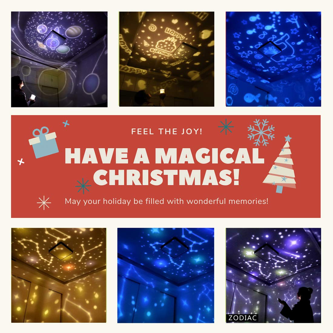 Bluetooth LED Starry Night Sky Projector Lamp Star Light Cosmos Master Kids Gift Battery USB Battery Night Light for Children | Fugo Best