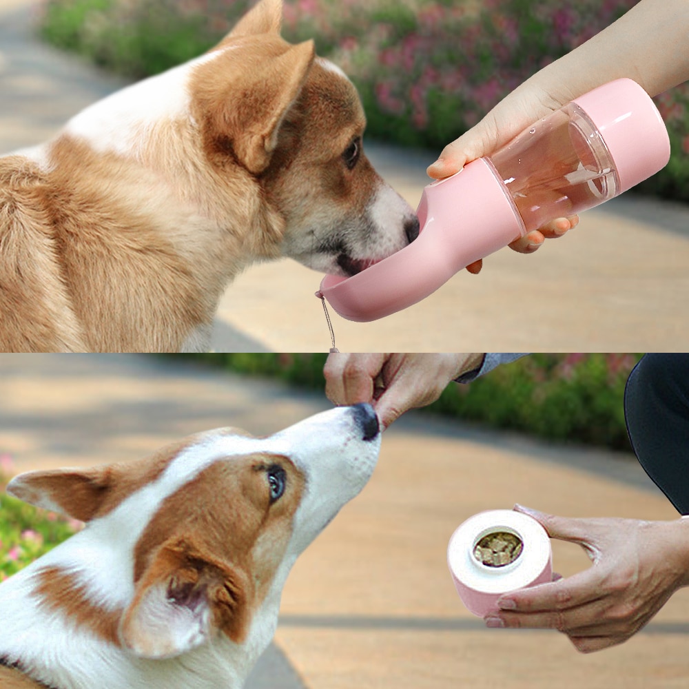Portable Pet Dog Water Bottle For Dogs Cats Travel Puppy Drinking Bowl Outdoor Pets Water Feeder Dispenser for Small Large Dogs | Fugo Best