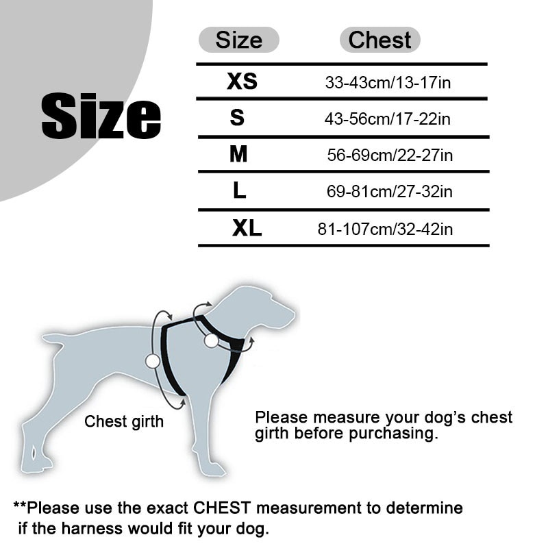 Truelove No Pull Dog Harness Vest Nylon Reflective Soft Pet Harness Dog For Small Big Dogs Running Training Belt French Bulldog | Fugo Best