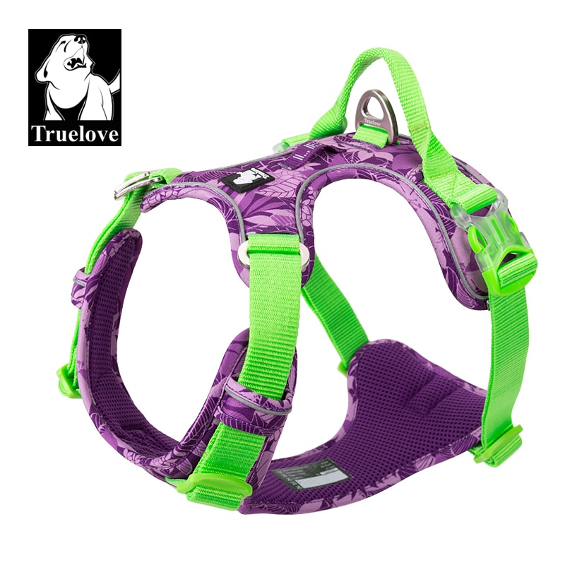 Truelove No Pull Dog Harness Vest Nylon Reflective Soft Pet Harness Dog For Small Big Dogs Running Training Belt French Bulldog | Fugo Best