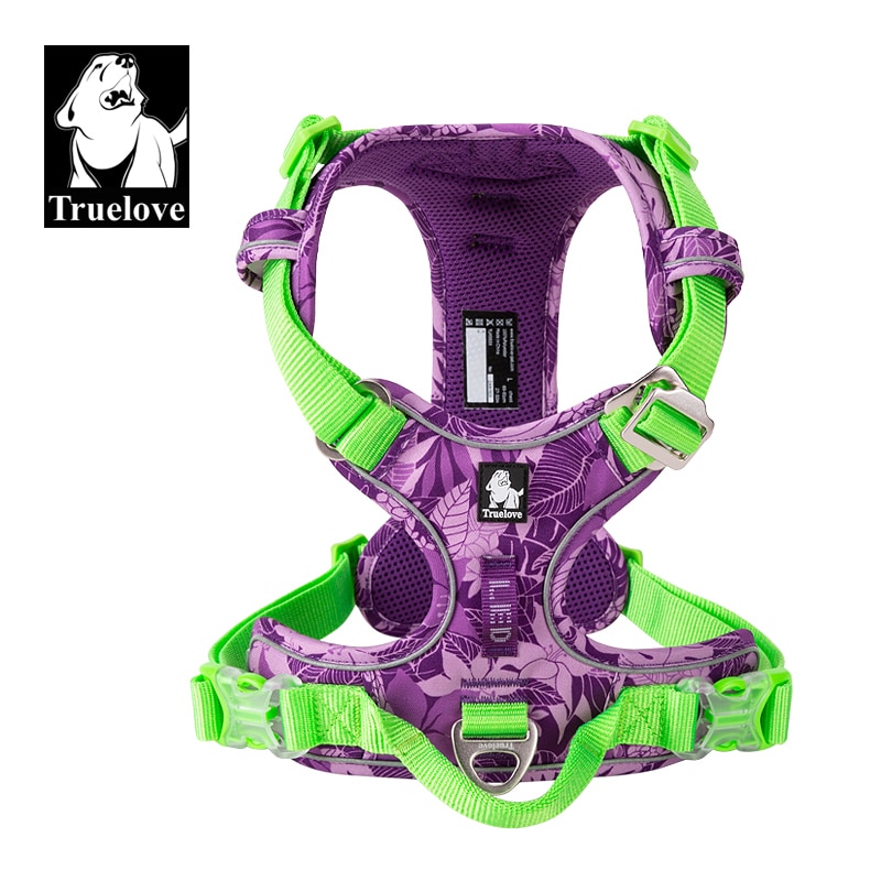 Truelove No Pull Dog Harness Vest Nylon Reflective Soft Pet Harness Dog For Small Big Dogs Running Training Belt French Bulldog | Fugo Best
