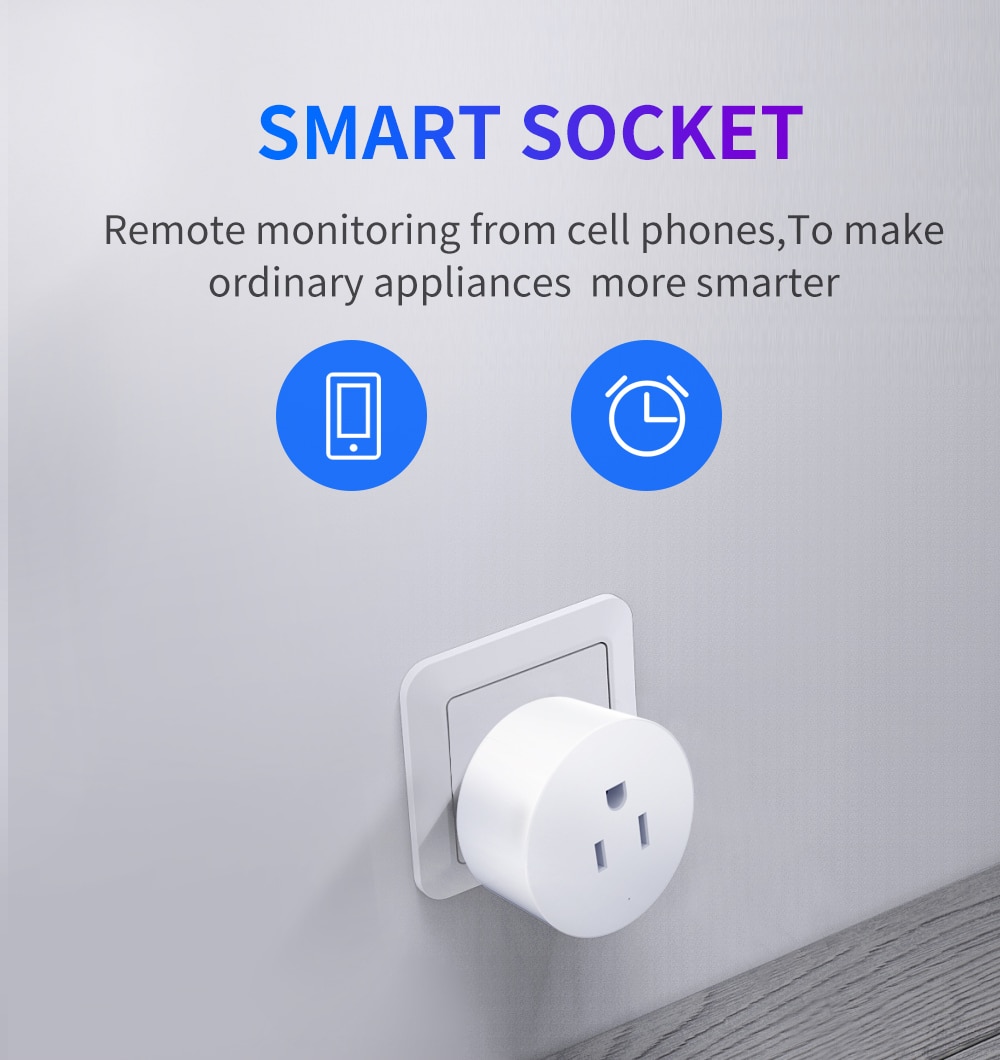 Mini Smart Plug Wifi Outlet Socket Work with Amazon Alexa,Google Home IFTTT,no Hub Required Wifi Remote Control Socket | Fugo Best