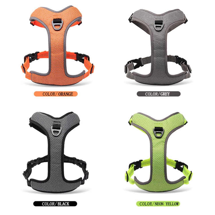 Truelove Padded Reflective Dog Pet Harness Small Large Soft Walk Adjustable With Handle For Seat Belt Pet Supplies Dropshipping | Fugo Best