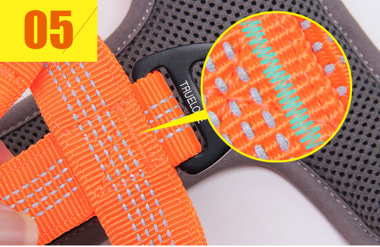 Truelove Padded Reflective Dog Pet Harness Small Large Soft Walk Adjustable With Handle For Seat Belt Pet Supplies Dropshipping | Fugo Best