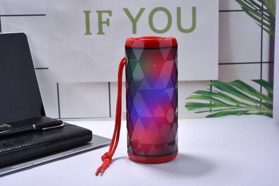 Portable bluetooth speaker tg167 bass color cool polygonal design waterproof wireless speaker, high-definition noise reduction, | Fugo Best