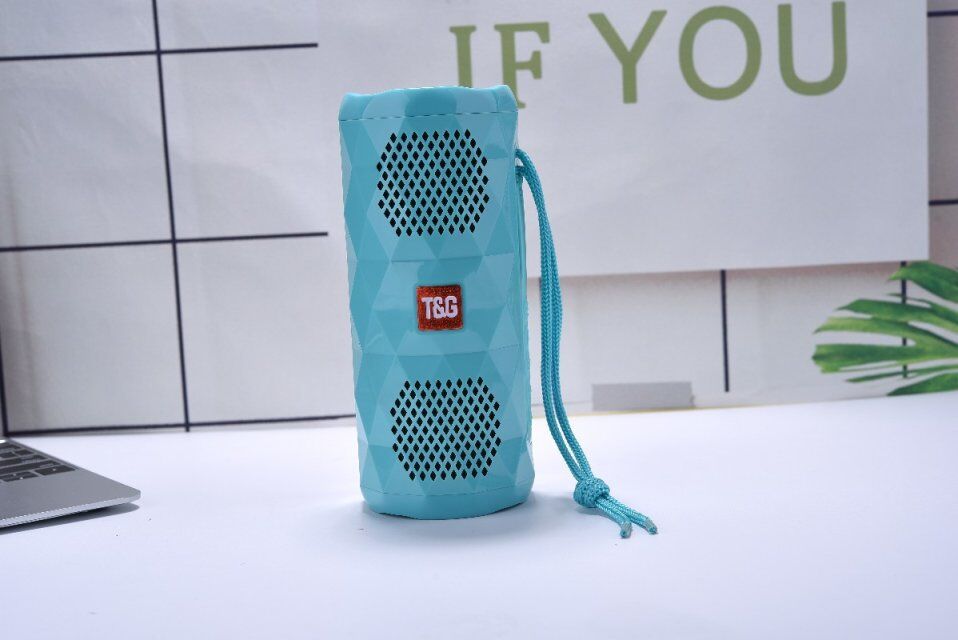 Portable bluetooth speaker tg167 bass color cool polygonal design waterproof wireless speaker, high-definition noise reduction, | Fugo Best