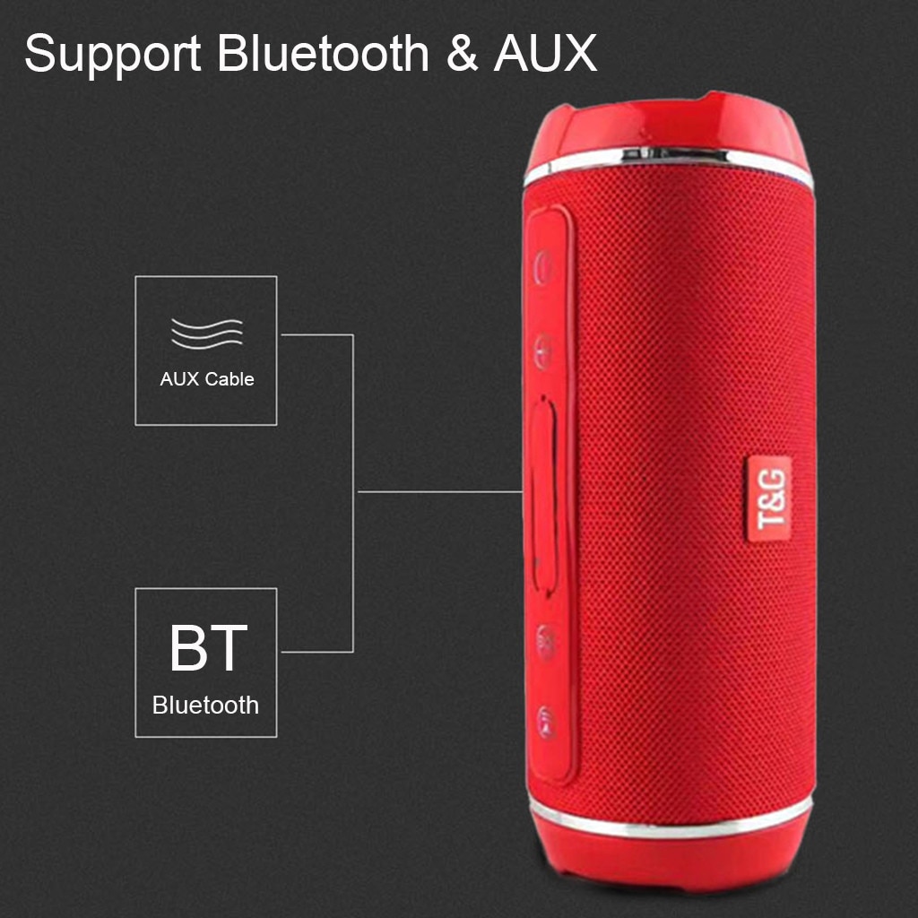 High-power 40W wireless bluetooth speaker, waterproof USB stereo subwoofer USB/TF/AUX MP3 portable outdoor music center player | Fugo Best