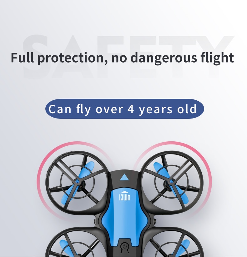 V8 Mini Drone 4K 1080P HD Camera WiFi Fpv Air Pressure Altitude Hold Black Quadcopter RC Drone Toy | Fugo Best