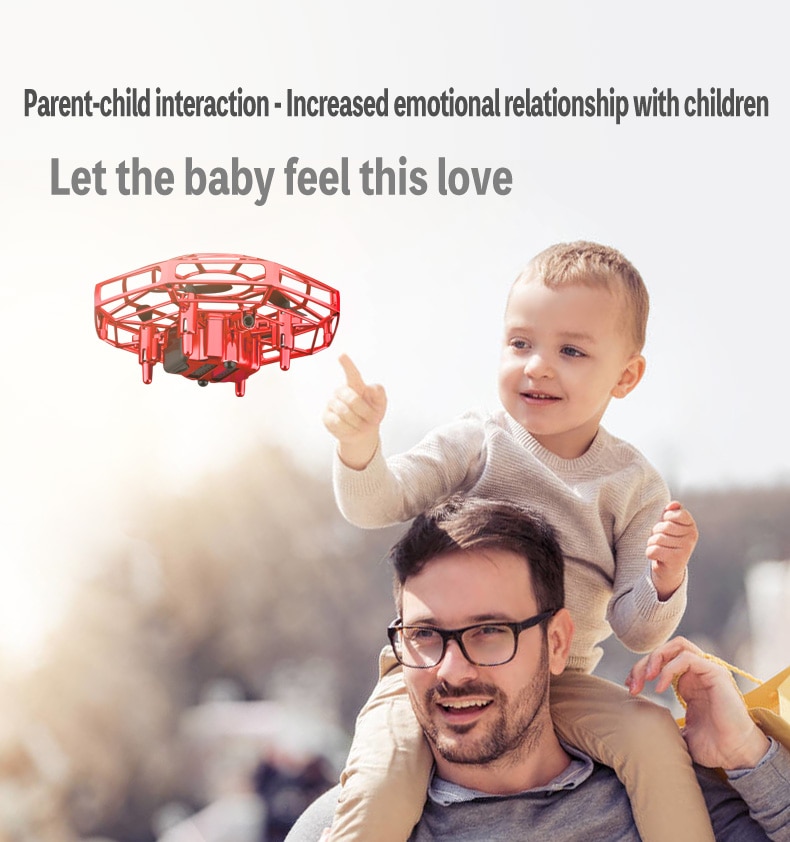 Mini Drone UFO Toys Infrared Sensing Control Hand Flying Aircraft Quadcopter Infraed RC Helicopter Kid Toy | Fugo Best