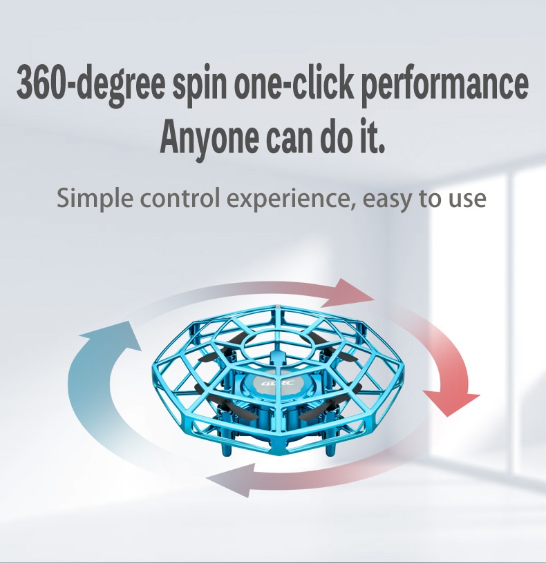 Mini Drone UFO Toys Infrared Sensing Control Hand Flying Aircraft Quadcopter Infraed RC Helicopter Kid Toy | Fugo Best
