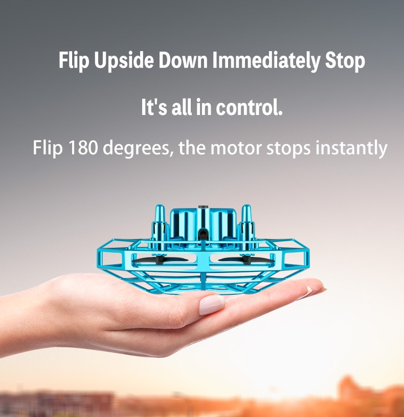 Mini Drone UFO Toys Infrared Sensing Control Hand Flying Aircraft Quadcopter Infraed RC Helicopter Kid Toy | Fugo Best