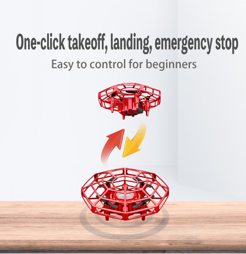Mini Drone UFO Toys Infrared Sensing Control Hand Flying Aircraft Quadcopter Infraed RC Helicopter Kid Toy | Fugo Best