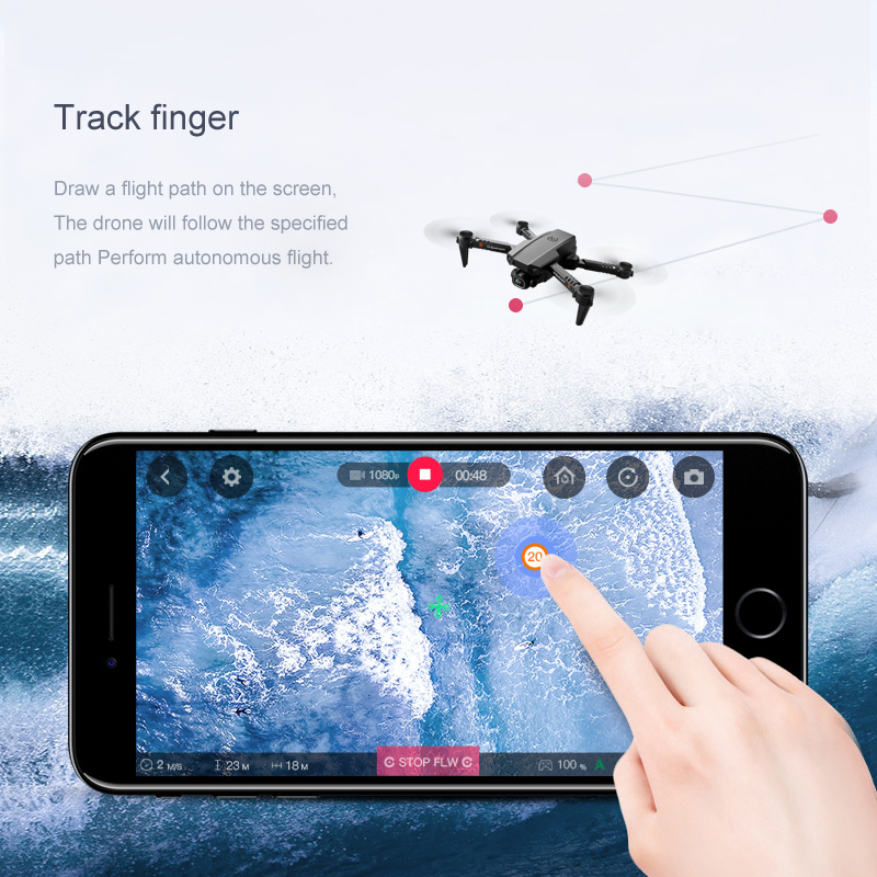 2020 New Mini Drone XT6 4K 1080P HD Camera WiFi Fpv Air Pressure Altitude Hold Foldable Quadcopter RC Drone Kid Toy GIft | Fugo Best