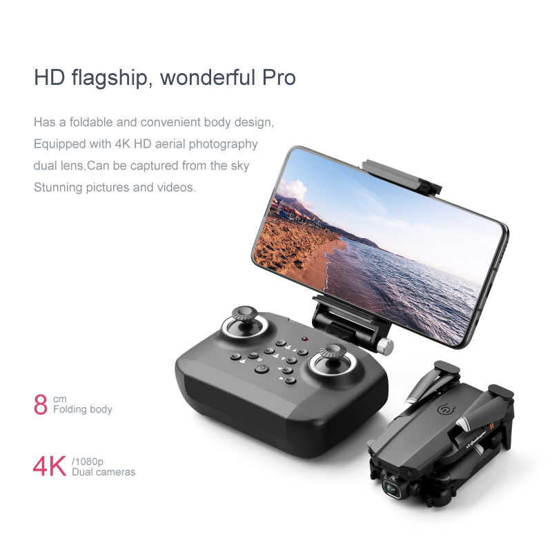 2020 New Mini Drone XT6 4K 1080P HD Camera WiFi Fpv Air Pressure Altitude Hold Foldable Quadcopter RC Drone Kid Toy GIft | Fugo Best