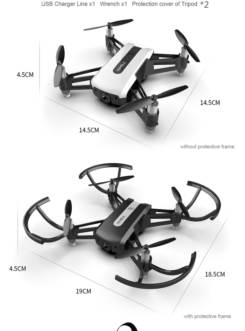 Mini Dron 4K Professional FPV Drones RC Quadcopter Drone With Camera HD 4k wide-angle Wifi FPV Mini Drone Toys For Children Gift | Fugo Best