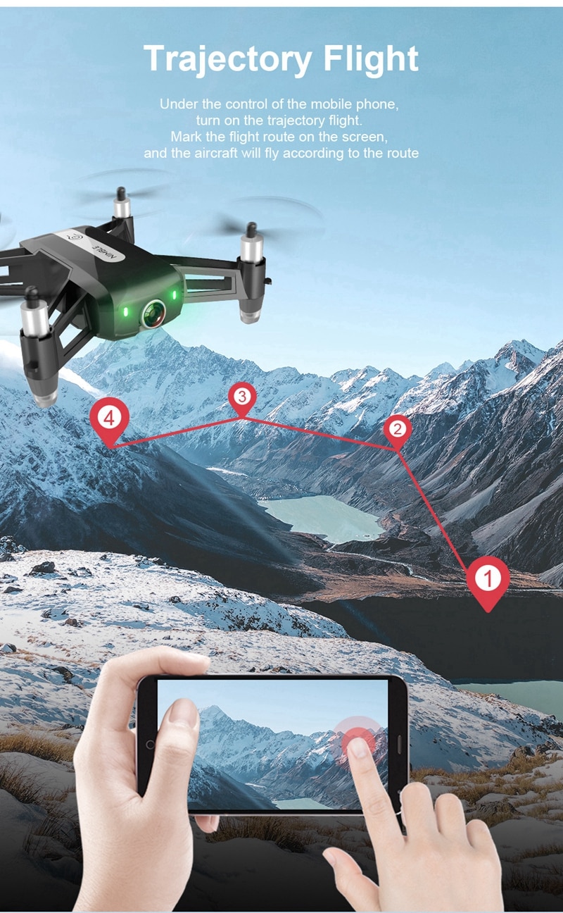 Mini Dron 4K Professional FPV Drones RC Quadcopter Drone With Camera HD 4k wide-angle Wifi FPV Mini Drone Toys For Children Gift | Fugo Best