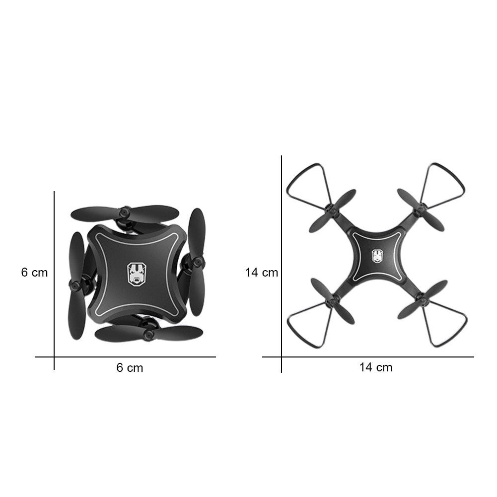 KY902 2.4G With Storage Bag Quadcopter Toy 4 Channels ABS 6 Axis Gyro Foldable Helicopter Kids Mini RC Drone 360 Degree Rotation | Fugo Best