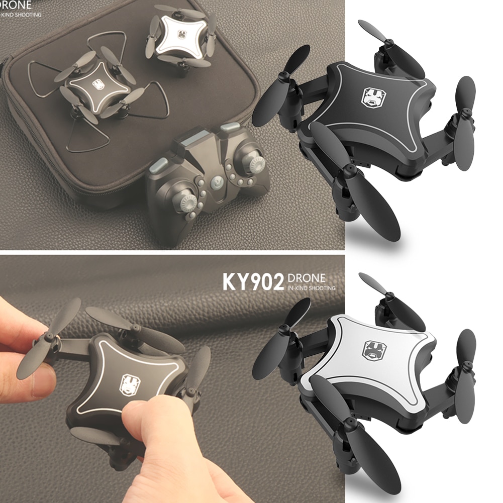 KY902 2.4G With Storage Bag Quadcopter Toy 4 Channels ABS 6 Axis Gyro Foldable Helicopter Kids Mini RC Drone 360 Degree Rotation | Fugo Best