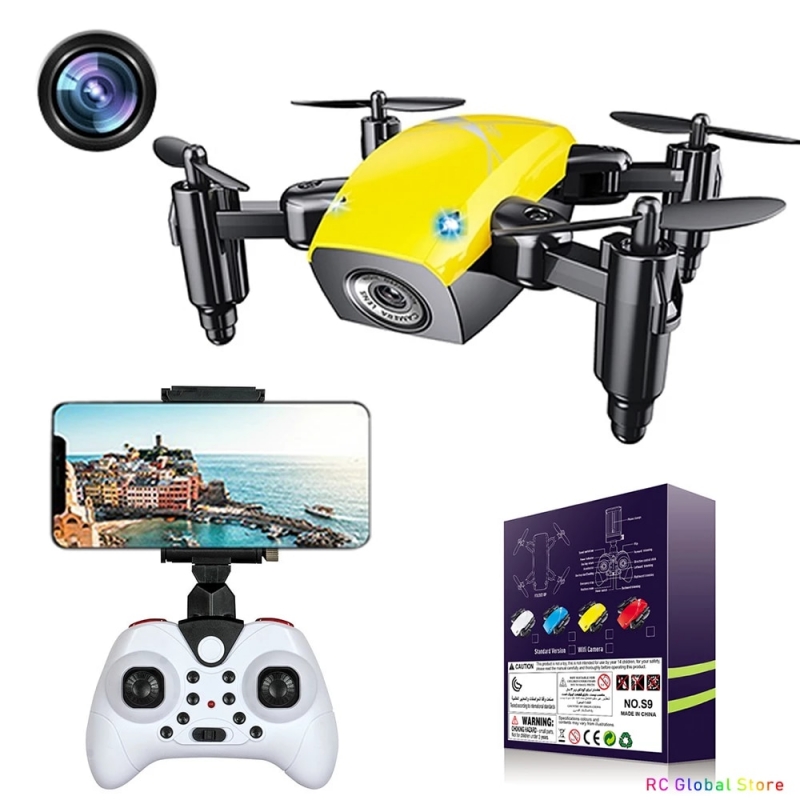 S9 S9HW UAV Mini RC Drone with Camera HD FPV Foldable Quadcopter Height Hold Helicopter WiFi Micro Bag JIMITU | Fugo Best