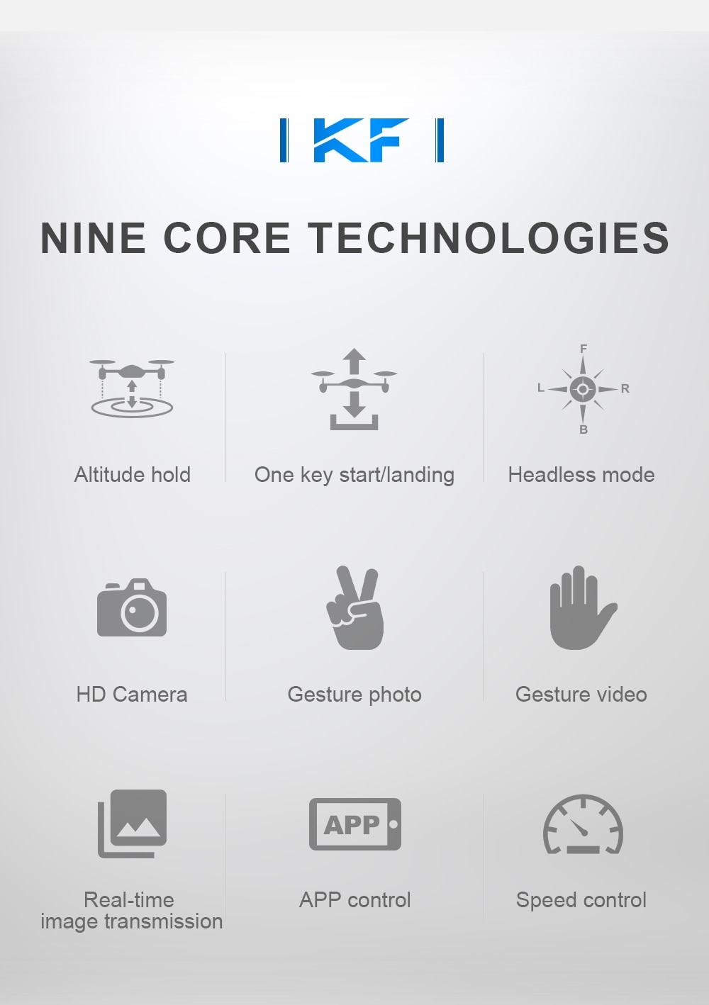 KF608 Mini Drone 720p HD With Camera Wifi Aerial Stabilized Altitude 3D Flip Headless Mode RC Quadcopter Profesional Drones Toy | Fugo Best
