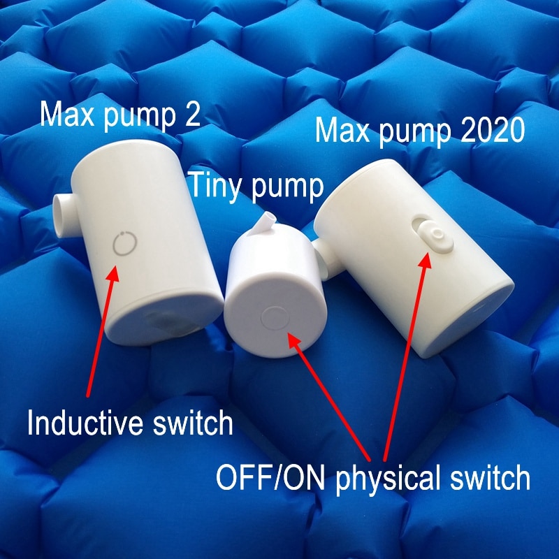FLEXTAILGEAR Air PumP TINY Portable Rechargeable Ultralight Inflate for Sleeping Pad Camping Mattress Mat Swimming Ring Boat | Fugo Best