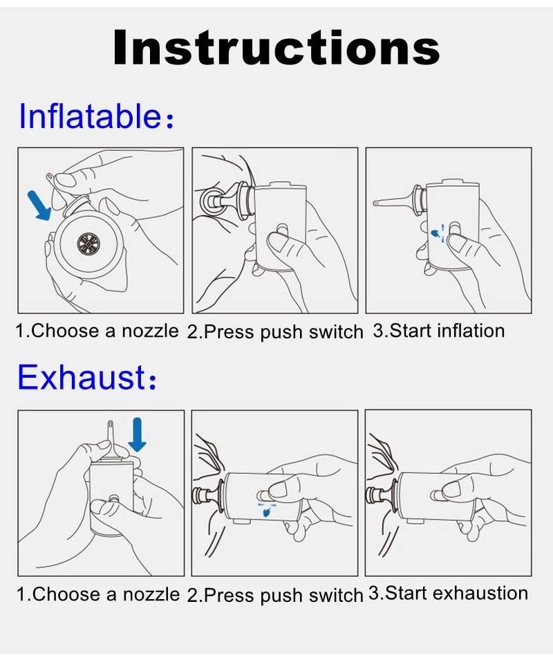 FLEXTAILGEAR Air PumP TINY Portable Rechargeable Ultralight Inflate for Sleeping Pad Camping Mattress Mat Swimming Ring Boat | Fugo Best